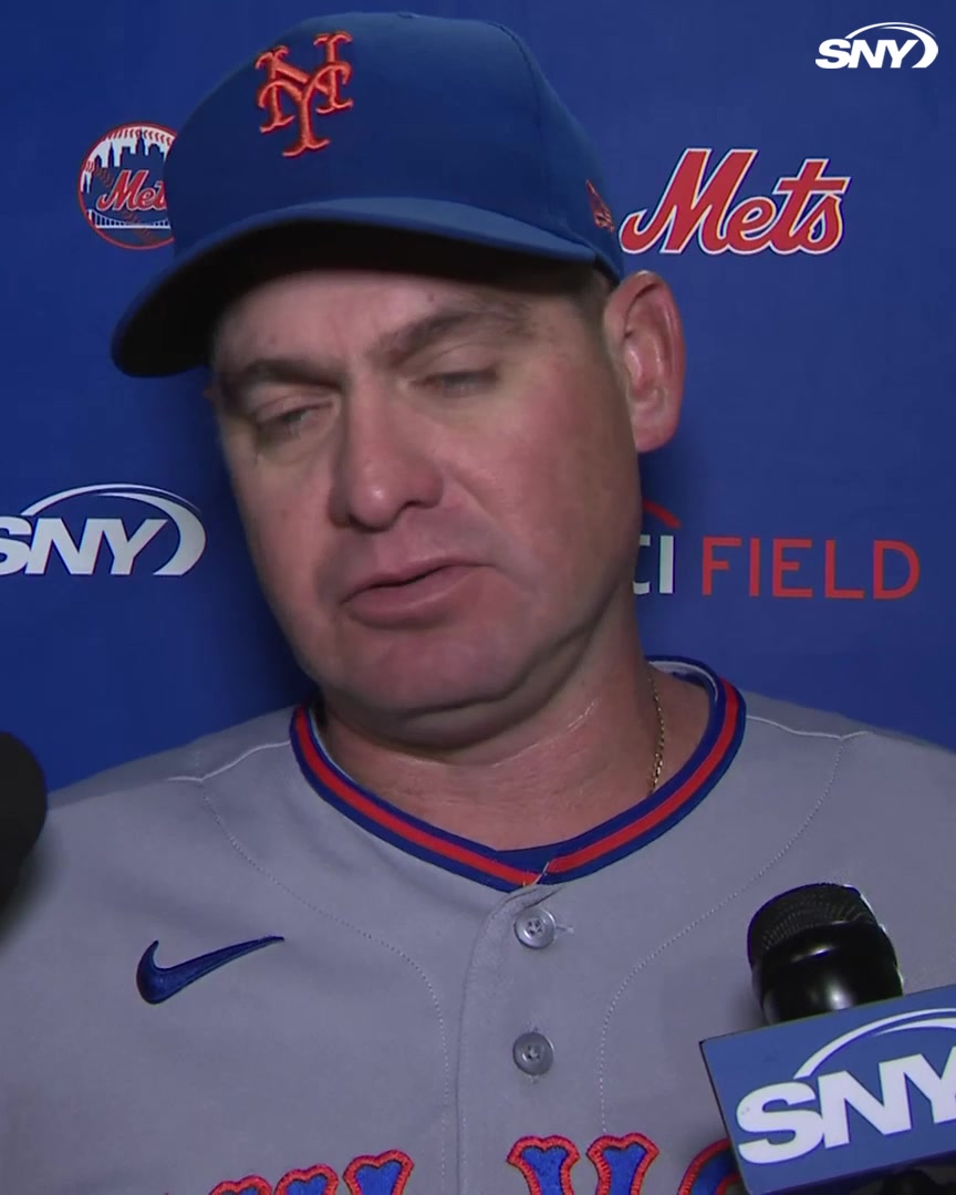 Does Carlos Mendoza believe that the Mets' rotation has the talent to turn things around? "I have no doubt, they're more than capable...it's on all of us. They're definitely more than capable."