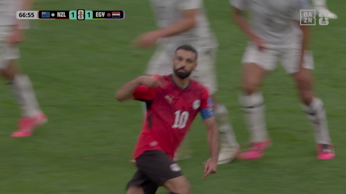 EL FARAÓN HA VENIDO A CALMAR LAS COSAS 🫡 Gran jugada de Mohamed Salah para adelantar a Egipto 🇪🇬 #DAZNMundial #FIFAWorldCup