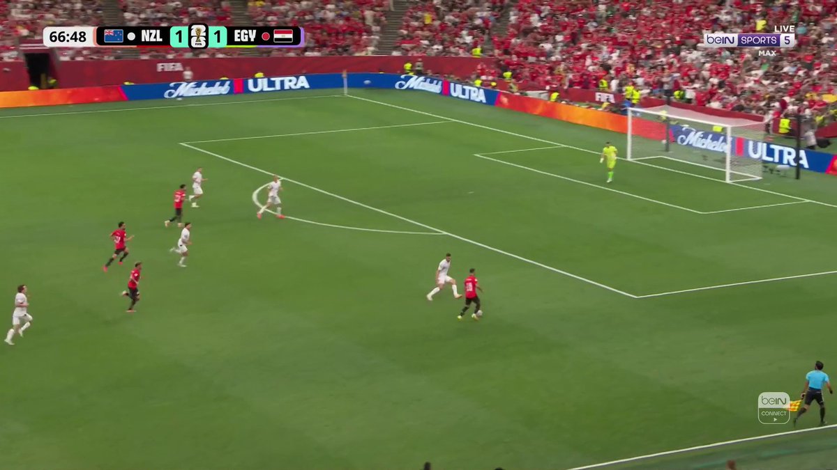 GOAL! Mo Salah! Mo Salah! Mo Salah! The Egyptian King puts the The Pharaohs in front with a moment of magic! 🪄 🇳🇿 New Zealand 1-2 Egypt 🇪🇬 #FIFAWorldCup | #beINWC26 | #Egypt