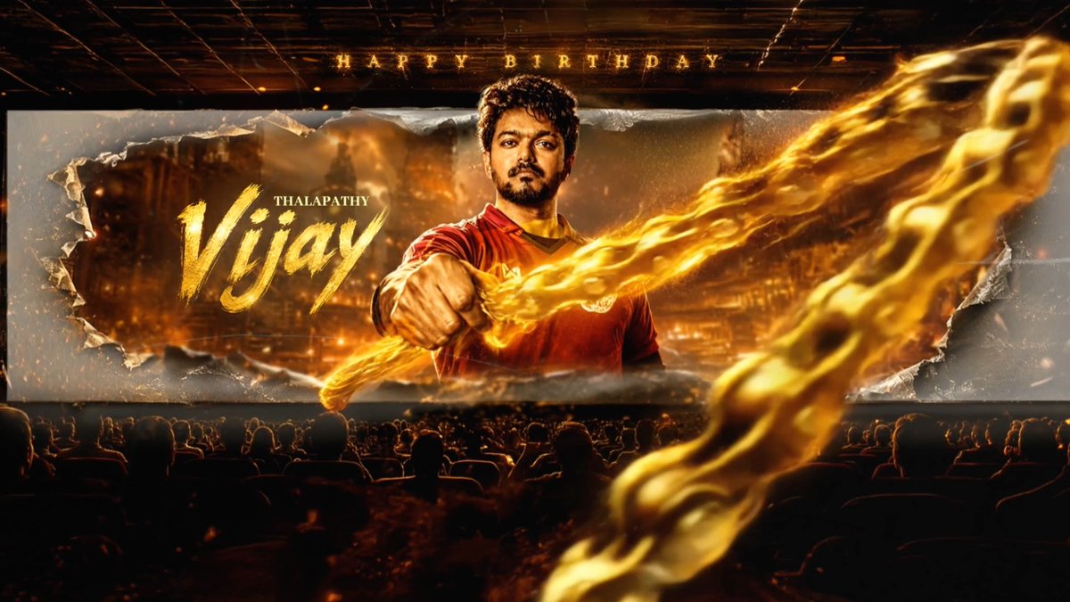 Happy Birthday to the man who turns every moment into a celebration! Happy Birthday, Vijay ! 👑✨ #HappyBirthdayThalapathy #HappyBirthdayVijay #SunGemini