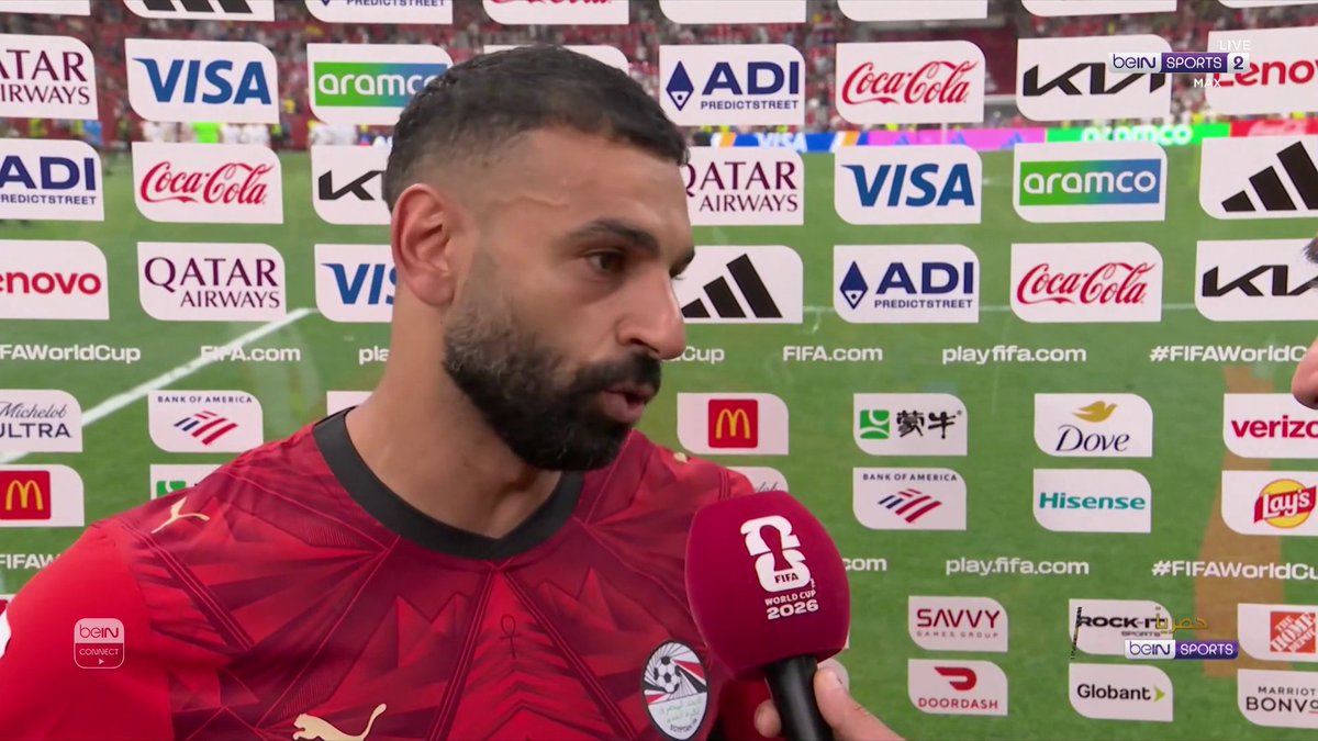 محمد صلاح: "لا أجد كلاماً يصف هذا الإنجاز" #كأس_العالم2026 | #مونديال2026 | #كأس_العالم #FIFAWorldCup2026 | #FIFAWorldCup | #beINWC26