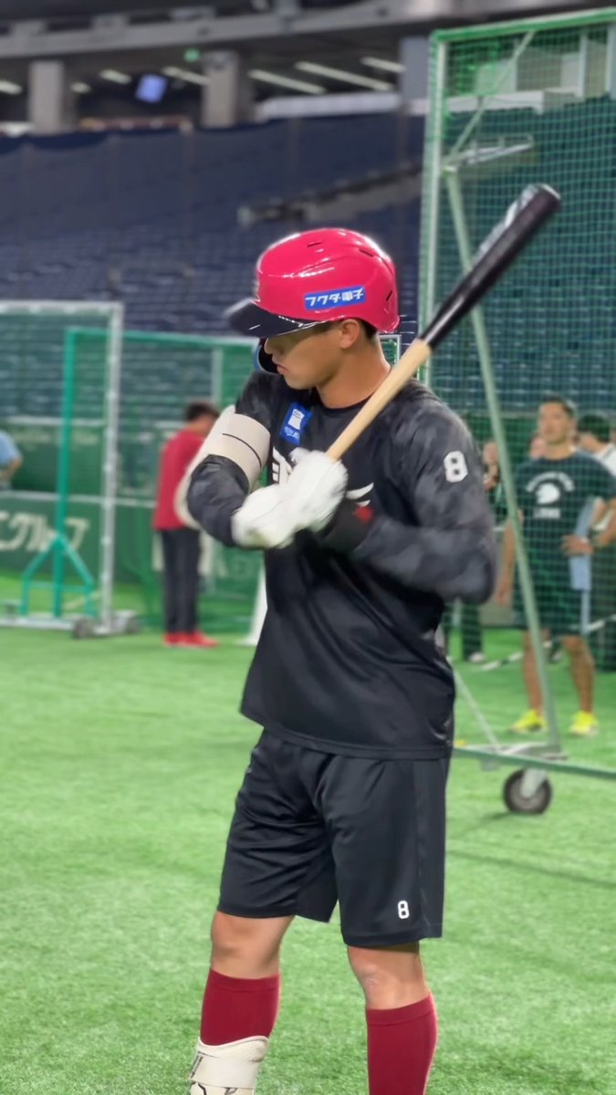 #辰己涼介 選手の力強いスイング🔥 #RakutenEagles #強鷲革新