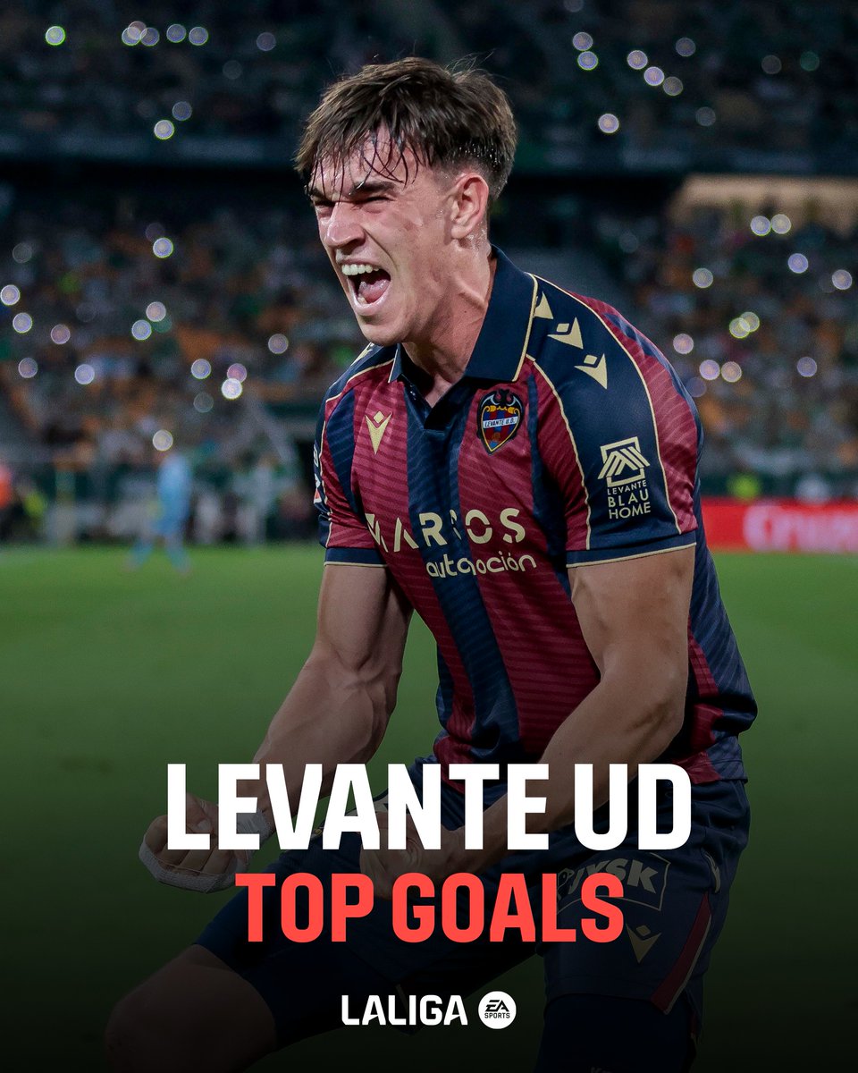 El 𝗧𝗢𝗣 𝟭𝟬 𝗚𝗢𝗟𝗘𝗦 del Levante UD en la Temporada 25/26. 🔥 LALIGAHighlights