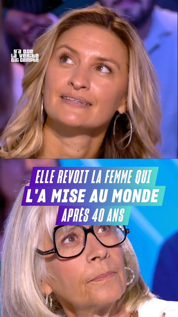"Je ne la connais pas cette personne mais je pense savoir qui c'est" 😶 Cette femme aimerait reprendre contact avec sa fille pour enfin faire partie de sa vie "Y’a que la vérité qui compte", jeudi à 21:25 sur W9 et M6+