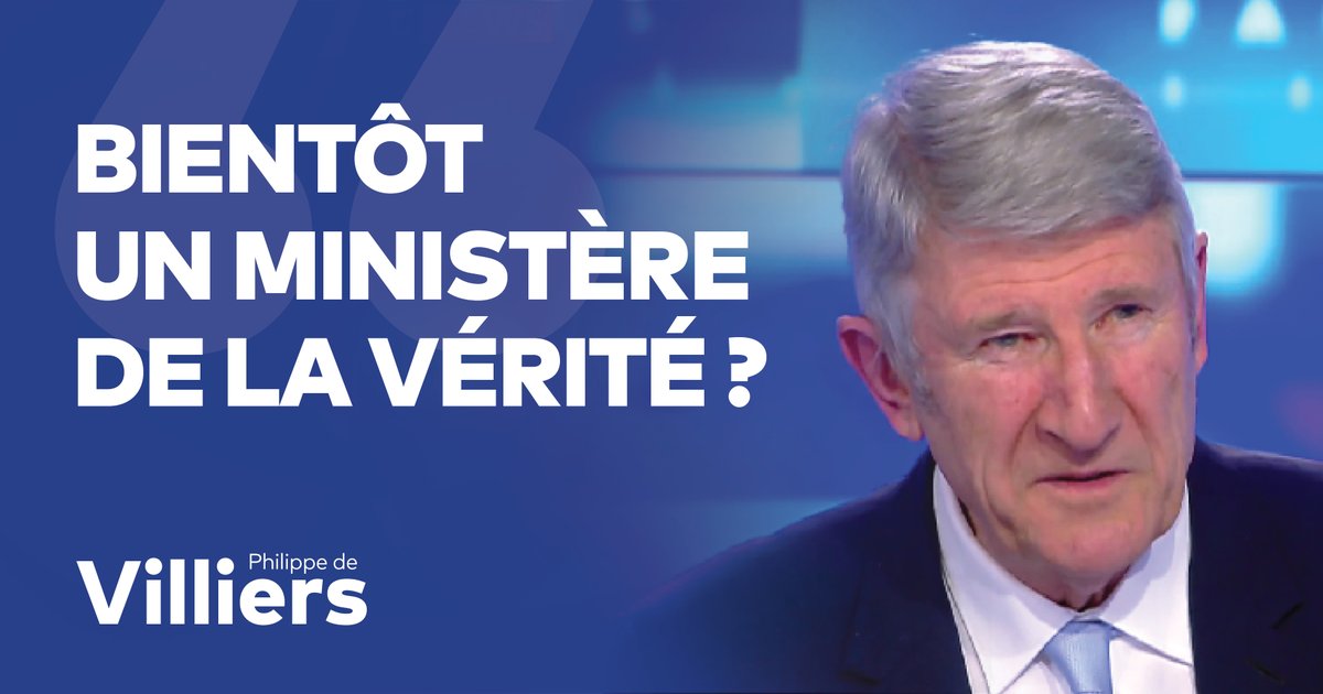 🎙️ L'ARCOM était un organe de régulation ; elle devient un organe de censure. Nous assistons à un basculement orwellien vers le ministère de la Vérité ! La liberté d'expression, la liberté éditoriale, la liberté de pensée et la liberté de conscience sont en péril dans notre pays. 🔗 Émission complète : #FaceAPhilippeDeVilliers #FADV #CNews