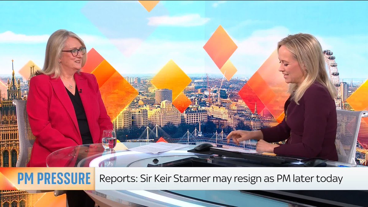 🗣️ Minister: 'I don't know if the prime minister has decided to resign' Baroness Jacqui Smith addresses speculation around Sir Keir Starmer's future with Sophy Ridge ⬇️