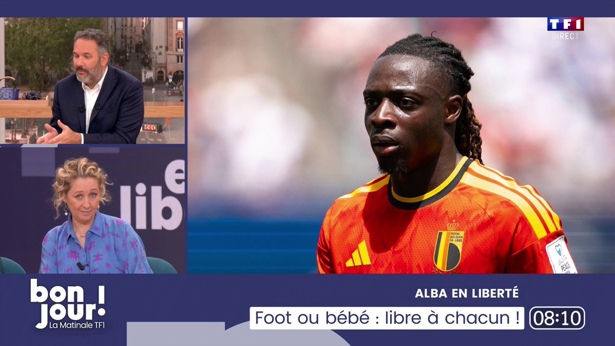 Foot ou bébé : libre à chacun ! Retour sur le souhait du joueur de football belge Jérémy Doku, d'assister à la naissance de son enfant durant le Mondial ➡️ C'est l'édito de Alba Ventura dans #BonjourLaMatinaleTF1 ⤵