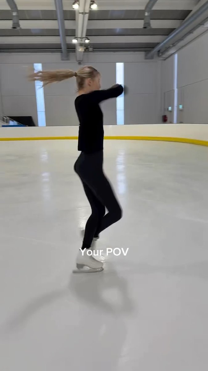🌀⛸️ Ever wondered what it feels like to spin at full speed? Kimmy Repond is taking you inside her world, hold on tight! 😵‍💫✨ #FigureSkating