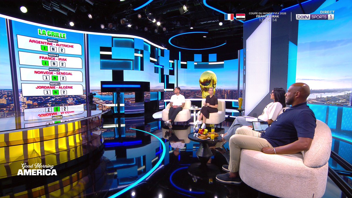 🏆🌎 #ClubAmerica 👀 Brahim Thiam nous dévoile sa grille ! 🤔 Vous le suivez ? #beINFWC2026 #FIFAWorldCup