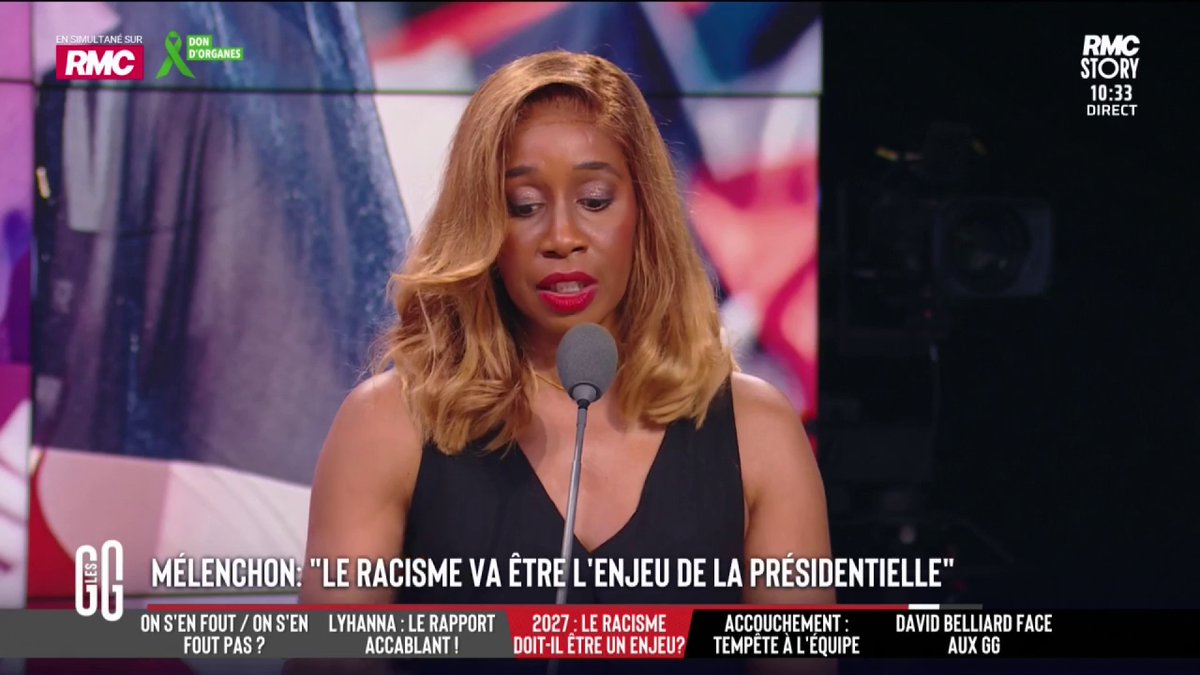 ❌ "Si je suis quelqu'un qui n'est pas raciste, je ne vais pas voter pour Bardella", assure Joëlle Dago-Serry. #GGRMC