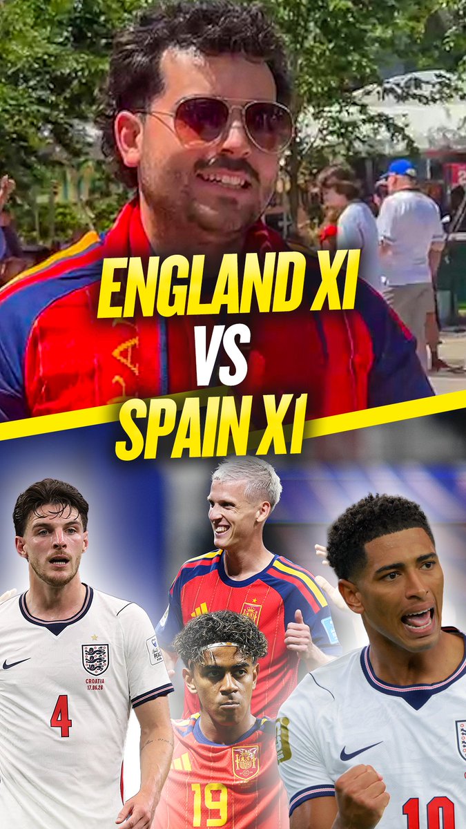 'NO COMPETITION!" 👀 "HARRY KANE...TOO BORING!" 🥱 Spain fan picks a combined England &amp; Spain starting XI!