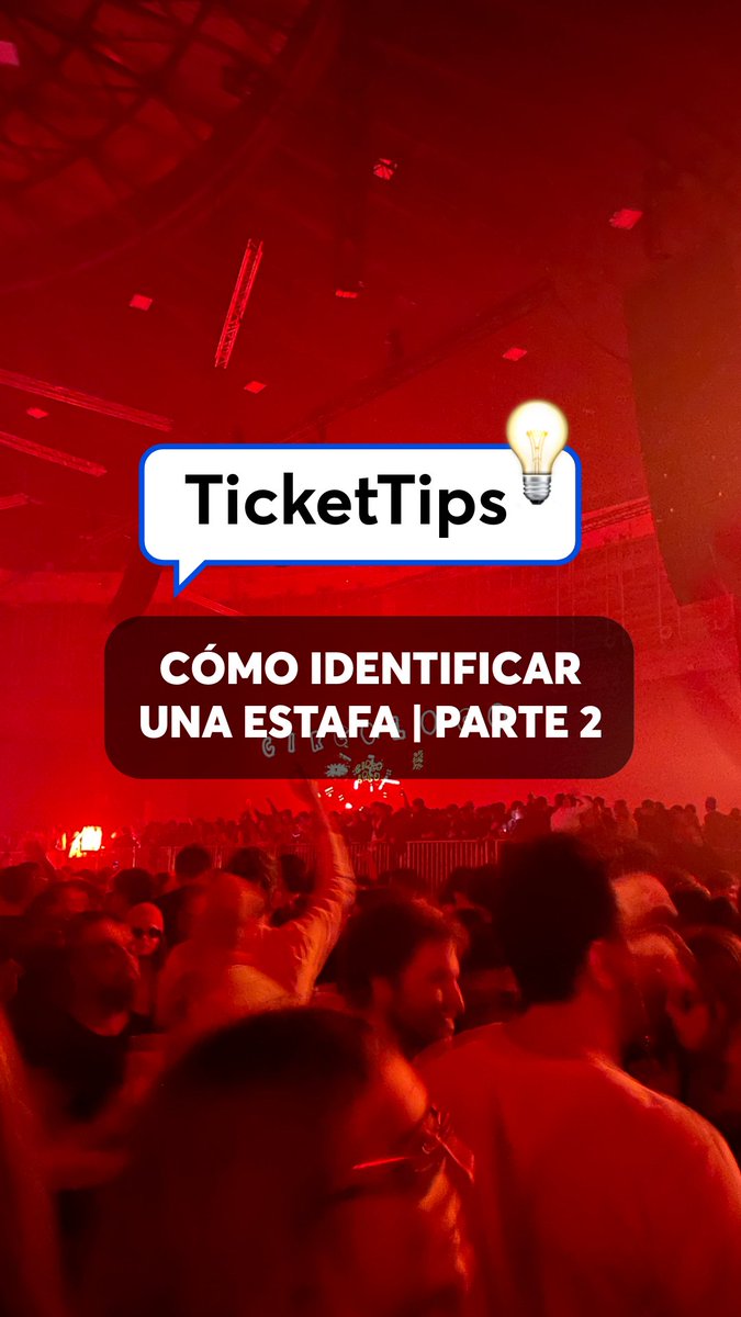 🚩💔 Las red flags más rojas que las que tenía tu ex a la hora de comprar entradas de reventa Fan to Fan es tu mejor aliado, pero si no está disponible para tu evento, apúntate todos estos tips para no caer en la trampa💡🎫 Y recuerda: compra SIEMPRE en puntos de venta oficiales‼️ Síguenos para parte 3 donde daremos los tips definitivos para desenmascarar una estafa por reventa