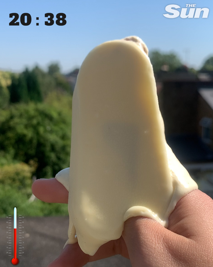 This is how hot the UK is right now 😮 #heatwave