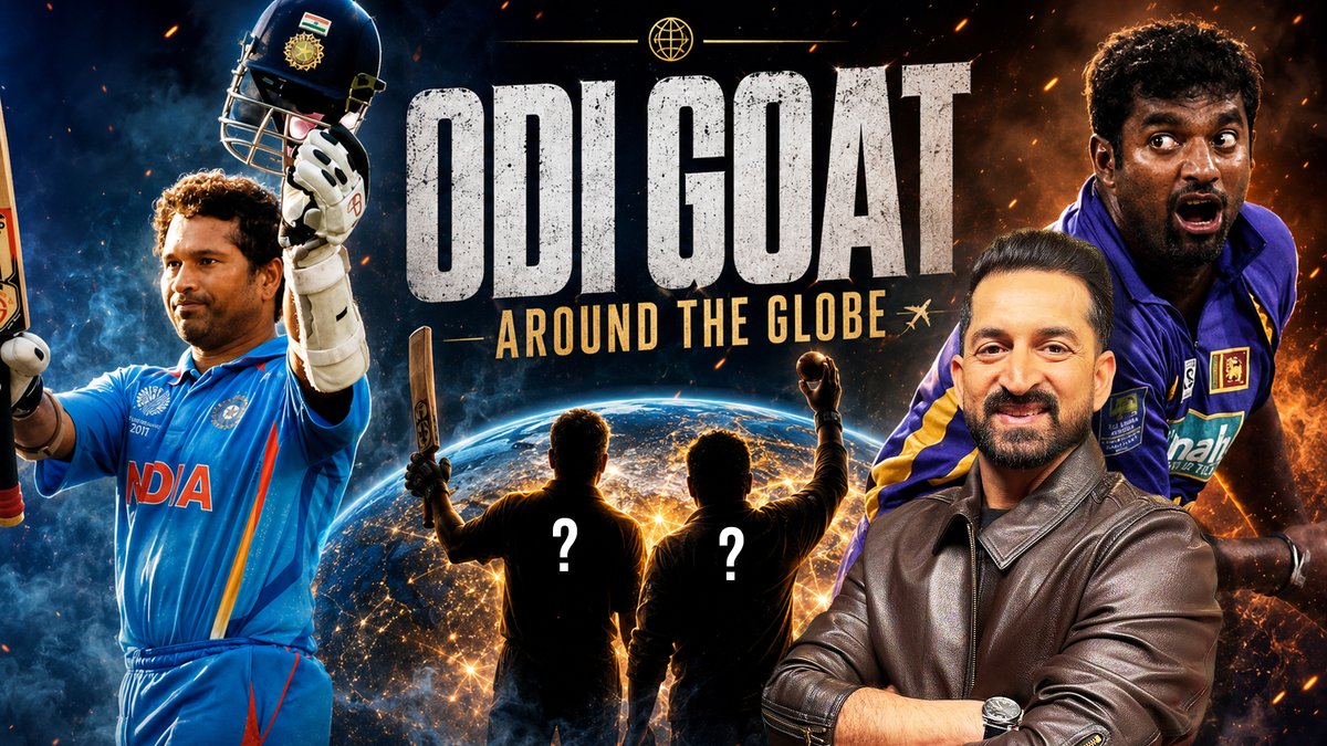 🇮🇳 𝐓𝐞𝐧𝐝𝐮𝐥𝐤𝐚𝐫 𝐨𝐫 𝐊𝐨𝐡𝐥𝐢❓ The ODI G.O.A.T debate goes global 😎 Watch Mohit Sharma pick one for every major cricketing nation ⬇️