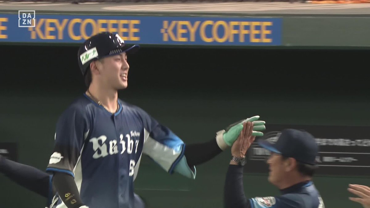 レフトスタンドが歓喜 長谷川信哉 9号逆転2ラン 自身初の二桁本塁打にリーチ ⚾️楽天×西武 #seibulions #だったらDAZN
