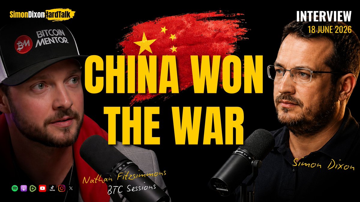 ▶️ The Iran War Was Lost on Purpose to Create This | Simon Dixon on BTC Sessions w/ Nathan Fitzsimmons (18 June 2026)
