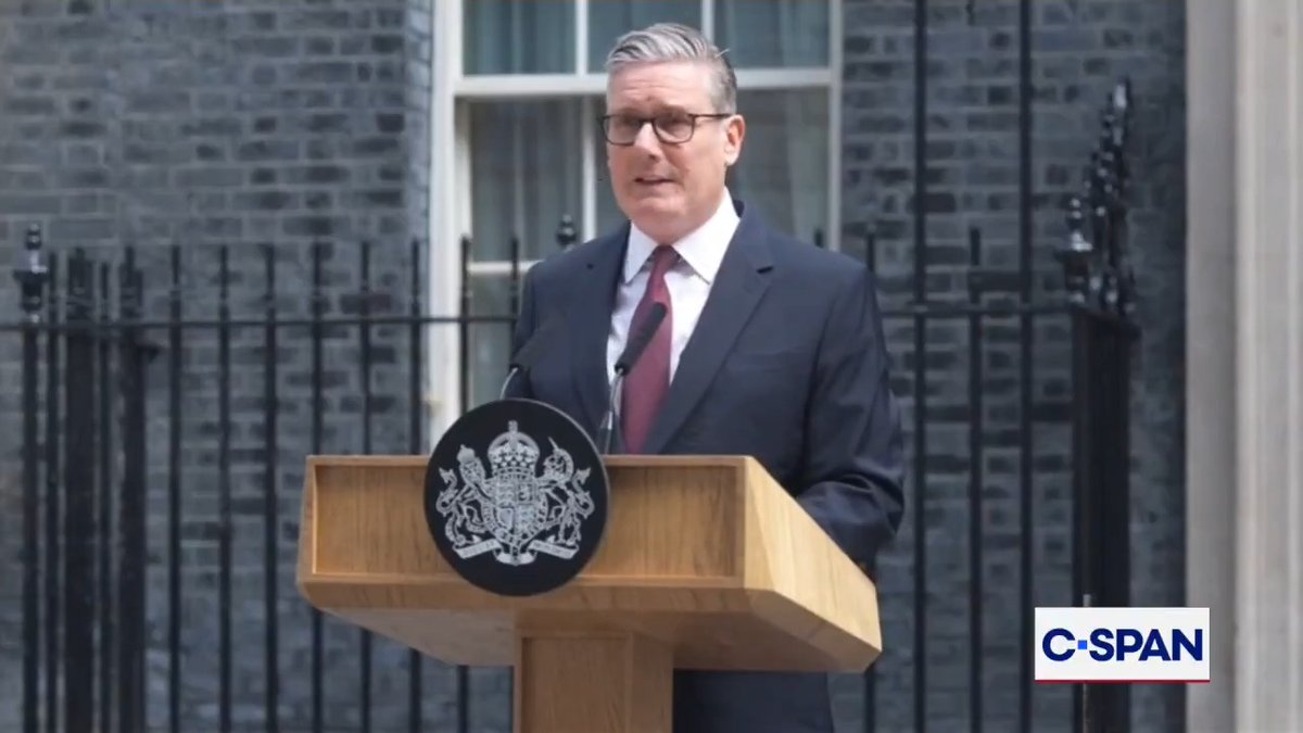British Prime Minister Keir Starmer announces resignation. "I will resign as leader of the Labour Party. I have spoken to His Majesty the King this morning to inform him of my decision...I will remain in post until the contest is complete"
