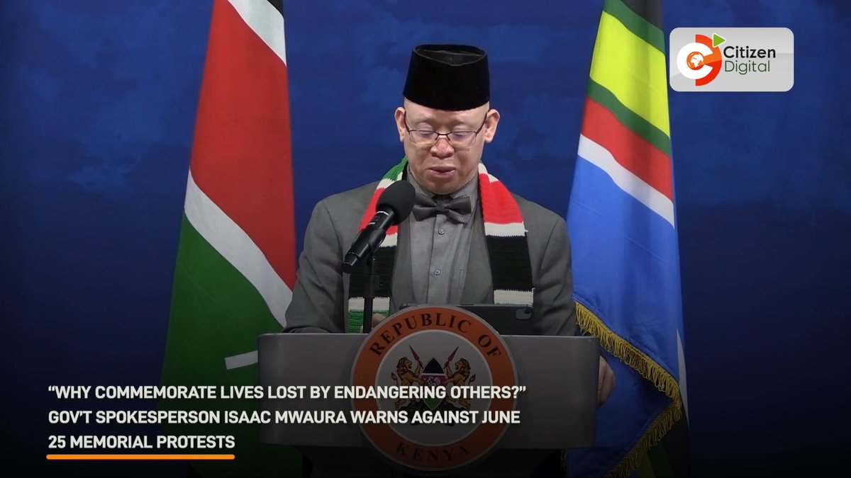 “Why commemorate lives lost by endangering others?” Gov’t Spokesperson Isaac Mwaura warns against June 25 memorial protests