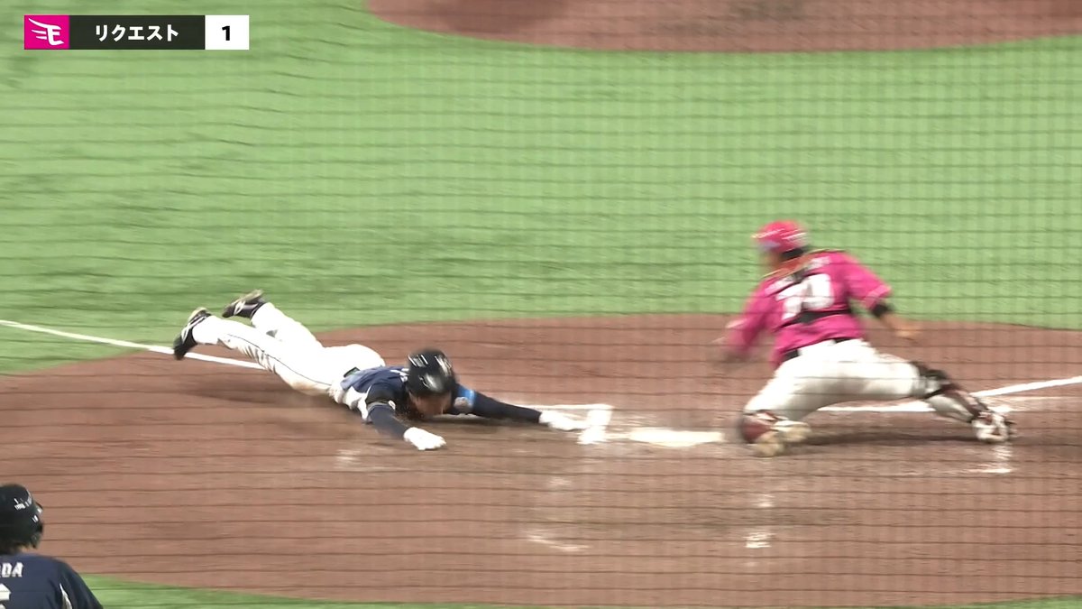 埼玉西武 茶野篤政 選手の好走塁で勝ち越し‼️ 👇スマホ・テレビで試合観戦！
