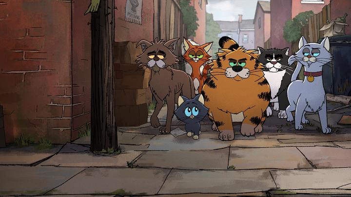 First trailer for ‘ALLEY CATS’, a new animated series created by Ricky Gervais. The series follows a group of feral British cats who face challenges as they seek companionship. Releasing August 7 on Netflix.