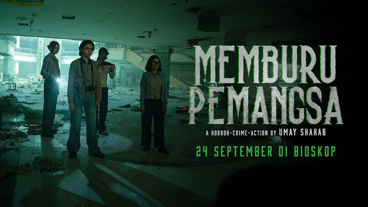 Ketika Umay bikin film horror-crime-action! 🔥 Memburu Pemangsa, 24 September di bioskop!