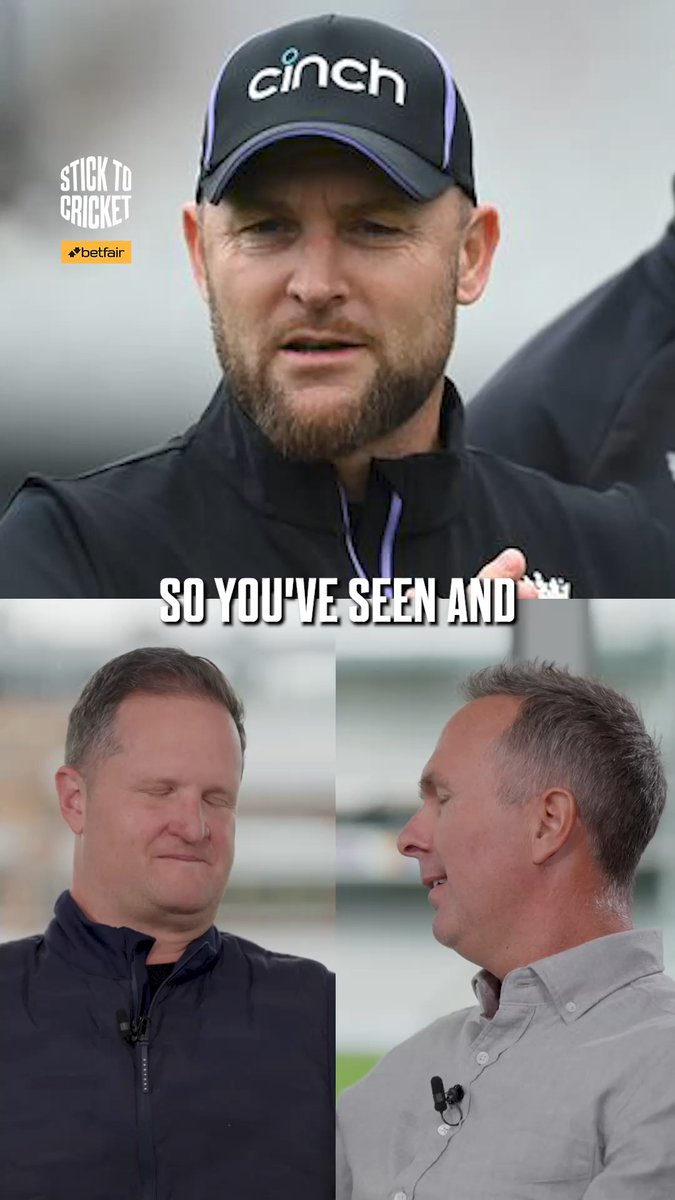 "He had so much conviction without shouting." 🗣️ When Rob Key told us why he hired Brendon McCullum. 👀