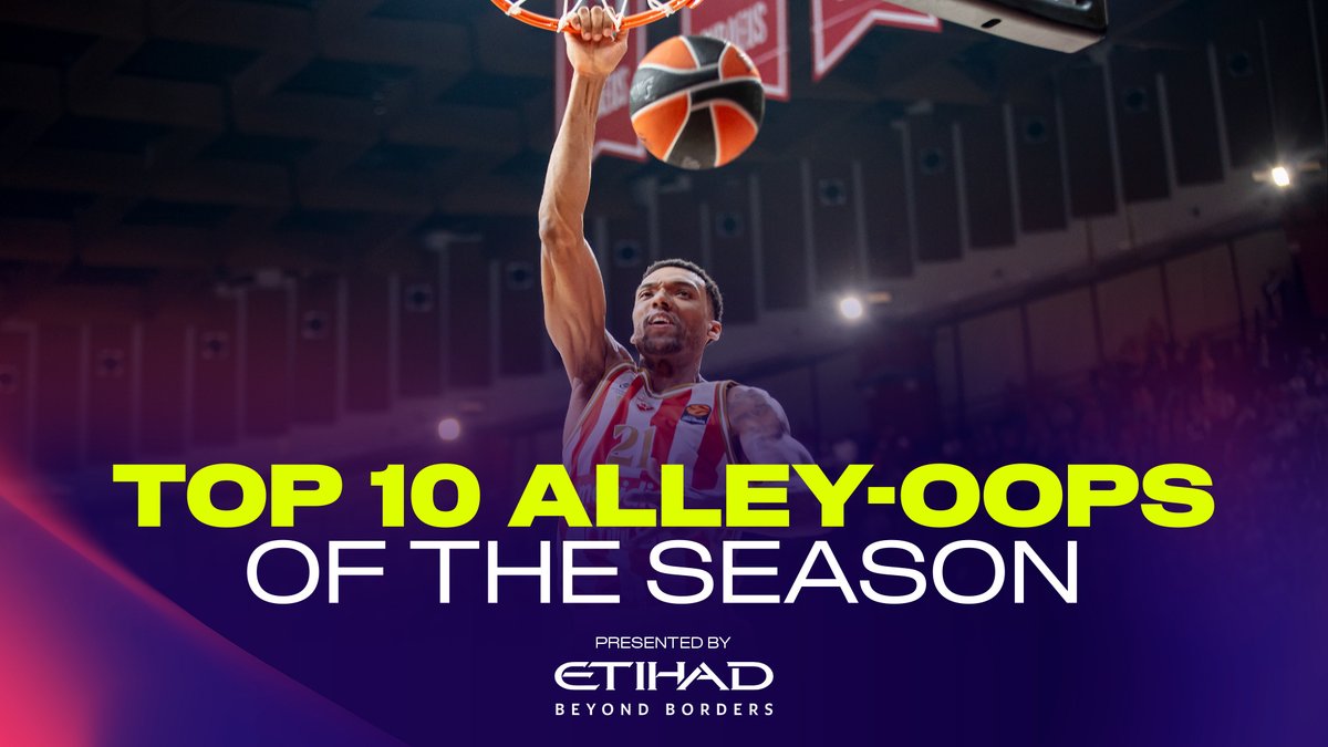 The connection on court, it's telepathic... 🧠 Check out the Top 10 Alley-Oops of the season 🔥 Top Plays of the Season I Etihad Airways