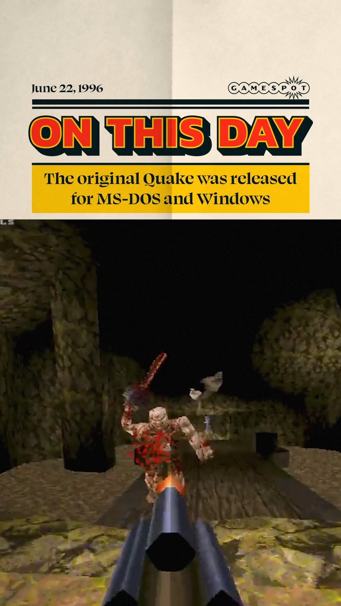 30 years ago, we got Quake for MS-DOS and Windows 😱 The memories...