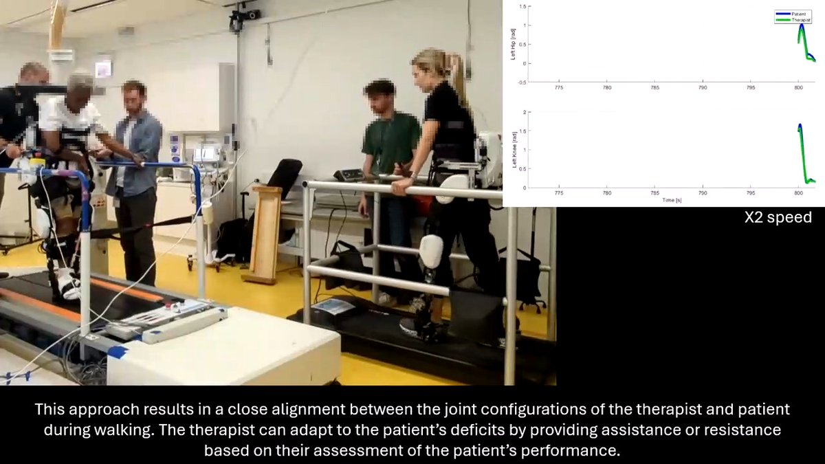 A new Science Robotics study highlights exoskeletons that allow physical therapists and patients recovering from stroke to “feel” each other’s movements as they walk on separate treadmills, enabling nuanced gait correction.