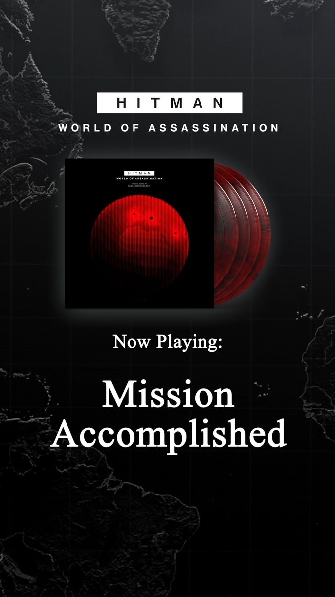 Take aim at the genre-spanning soundtrack of the HITMAN World of Assassination trilogy. Including the grand orchestral track “Mission Accomplished”. Its tense strings and triumphant brass evoke the satisfaction of a perfectly executed contract. Pre-order the vinyl now: