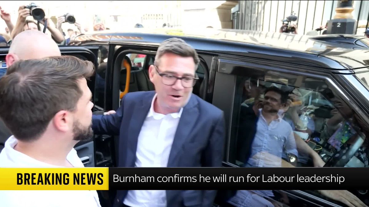Our political editor Beth Rigby was there when Andy Burnham stepped out of his cab and entered parliament. Beth asked whether he was launching a coup against Starmer - and whether he was ready to be prime minister. Latest: 📺 Sky 501 and YouTube