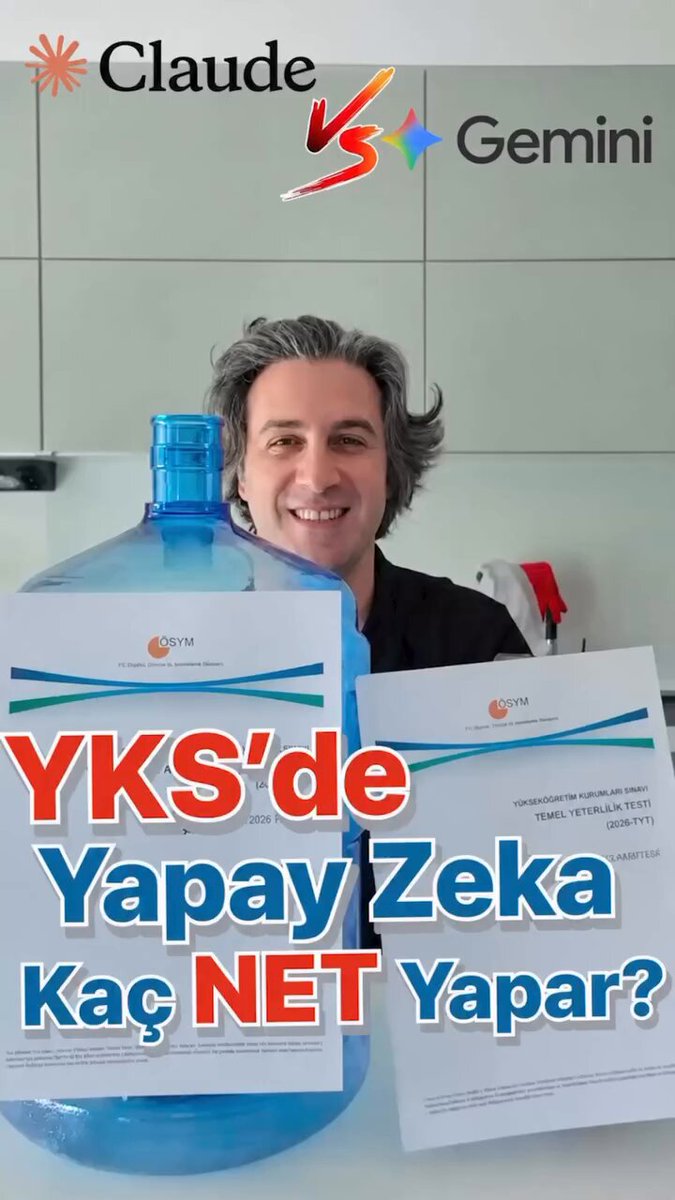 Prof. Dr. Behçet Yalın Özkara, 2026 YKS'yi yapay zeka'ya çözdürdü.