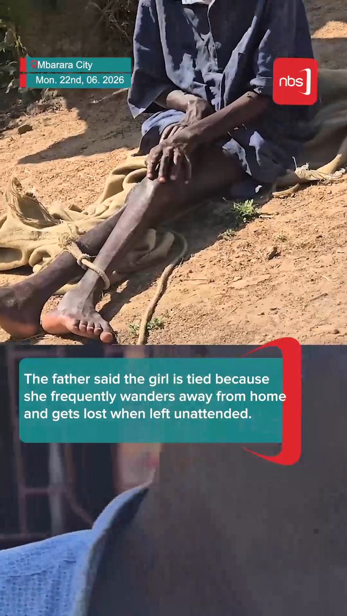 VIDEO: A 17-year-old girl with a reported mental disability spends her day tied to a tree, as her family struggles to cope with the challenges of caregiving and limited resources. Gasha #NBSUpdates