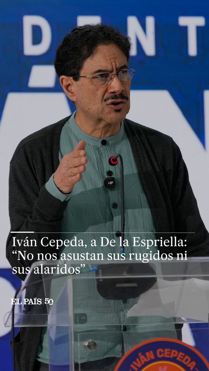 Iván Cepeda criticó que, pese a que Abelardo de la Espriella prometió respetar la Constitución y a sus contradictores, acto seguido les pidió que “alistaran valijas y maletas”. “De aquí no nos vamos a ir”, respondió el senador con firmeza