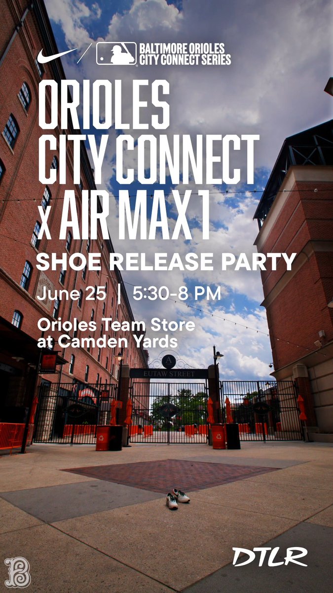 Thursday. Eutaw Street. Be there 📍