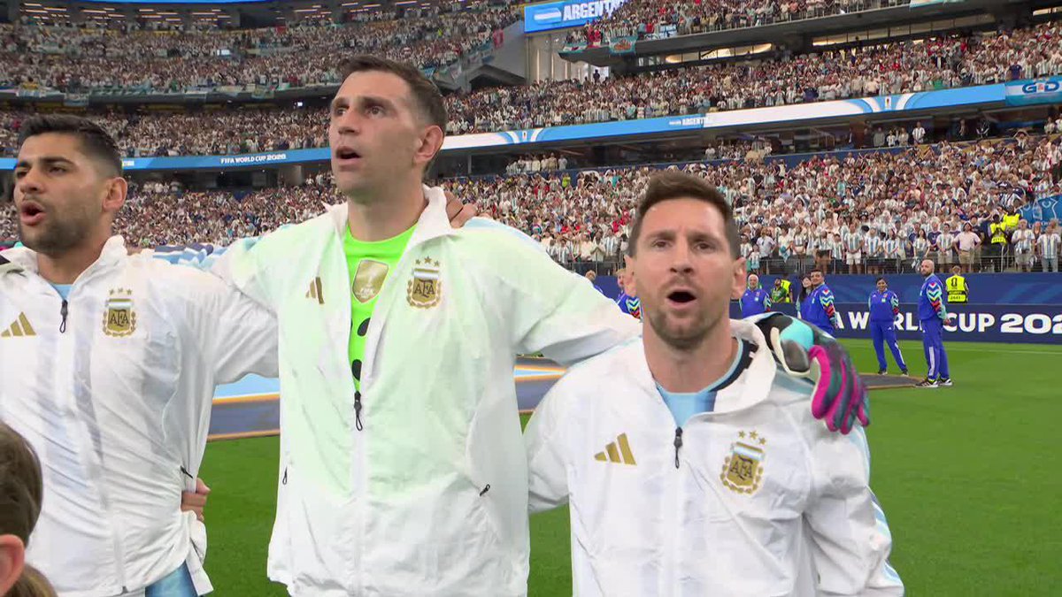 EL HIMNO NACIONAL ARGENTINO EN DALLAS. 🥹🇦🇷