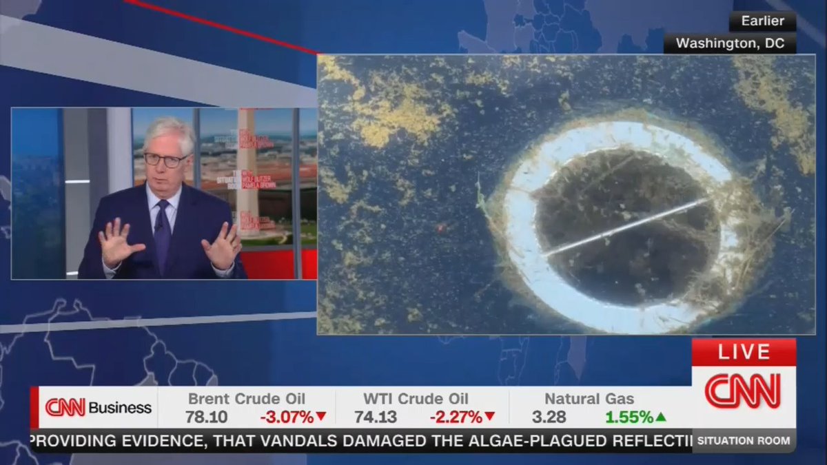 Reporter: The algae is not under control. It's still there, even though they're trying to get it cleared up. Now they're talking about having to drain the whole thing and start over. Literally putting tax money down the drain.