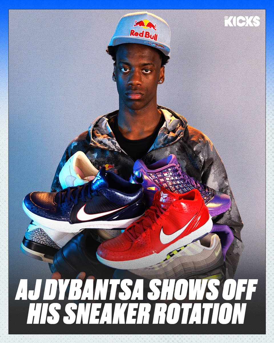 We caught up with AJ Dybantsa ahead of the NBA Draft to talk about his favorite sneakers on and off the court 🔥 His episode of 'My Sneaker Rotation' is now live on YouTube: