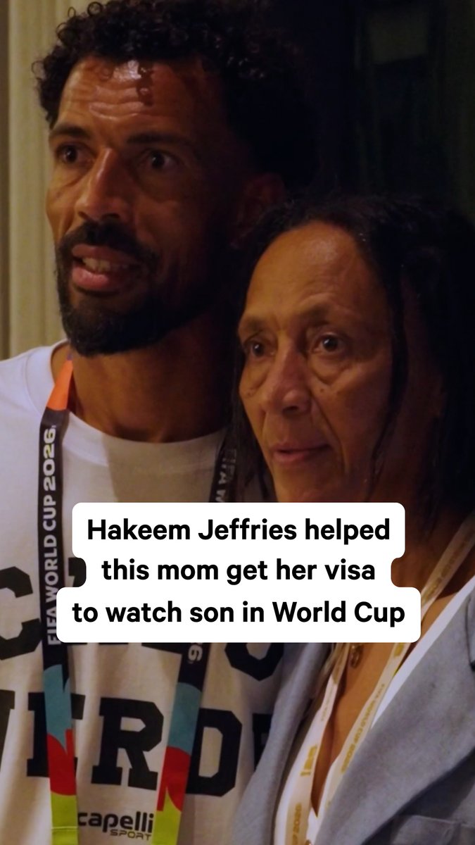 Cape Verde’s goalkeeper, Vozinha, became a World Cup breakout star after helping his team beat Spain. After that game, he said it was painful that his mom couldn’t come watch him in person because of visa and travel costs. Top Democrat Hakeem Jeffries then stepped in, contacted Secretary of State Marco Rubio, and asked the U.S. government to help. The visa issues were resolved, fees were waived, and arrangements were made for Vozinha’s mom to travel to Miami to see her son’s next World Cup match