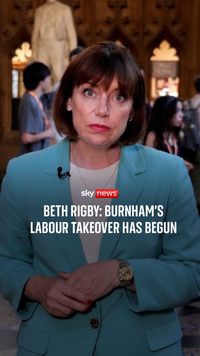 Andy Burnham confirmed he will stand to become Labour leader, while potential rival Wes Streeting has said he will support him. Sir Keir Starmer said nominations for a leadership contest would open on 9 July. Sky's political editor Beth Rigby has more.