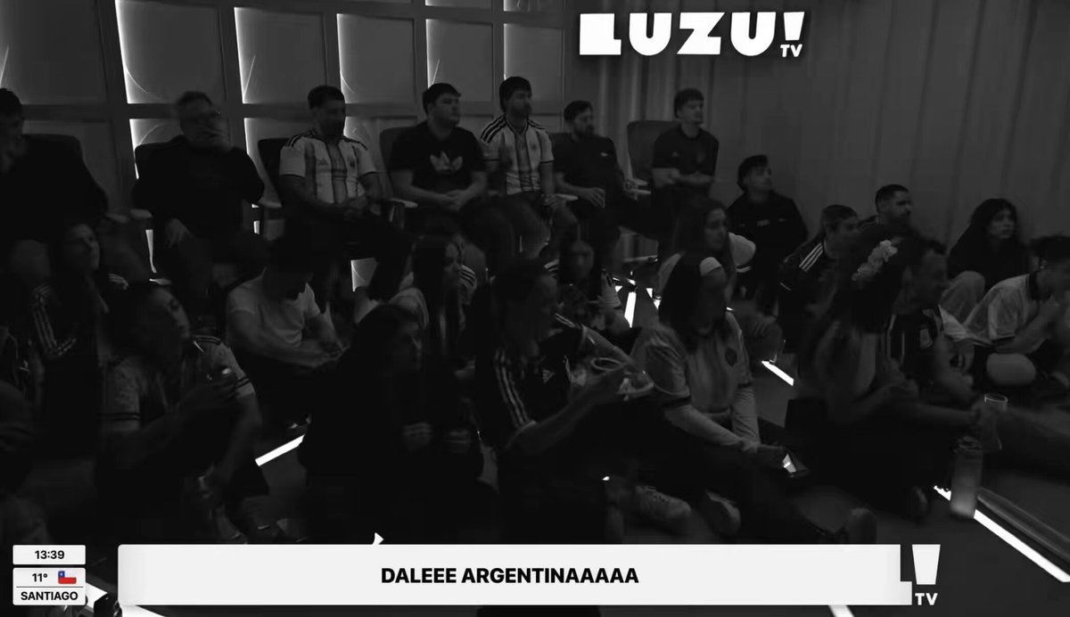 ASÍ VIVIÓ LUZU EL GOL DE ARGENTINA 🇦🇷