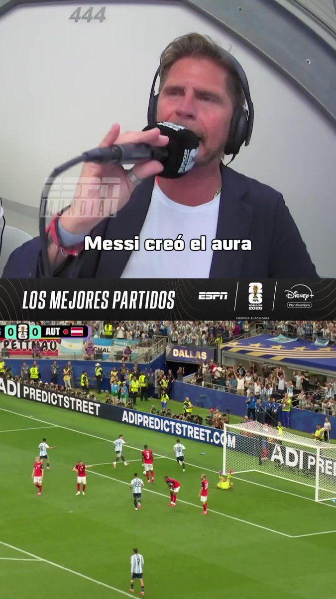 🗣️🇦🇷 "MESSI TIENE AURA, MESSI CREÓ EL AURA". Pollo Vignolo, JAJA.