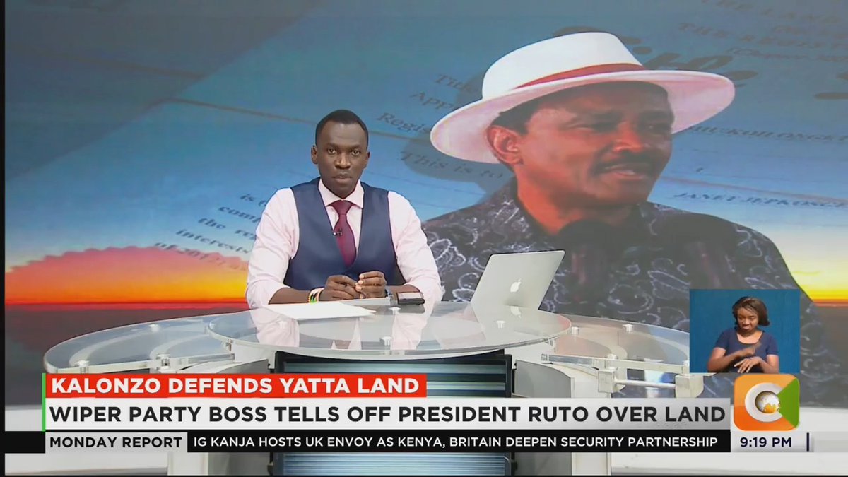 Kalonzo Defends Yatta Land: Wiper Party boss tells off President Ruto over land Kalonzo says his Yatta farm was acquired legally Kalonzo: This was a perfectly executed sale Kalonzo accuses Ruto of land grabbing & corruption #CitizenMondayReport