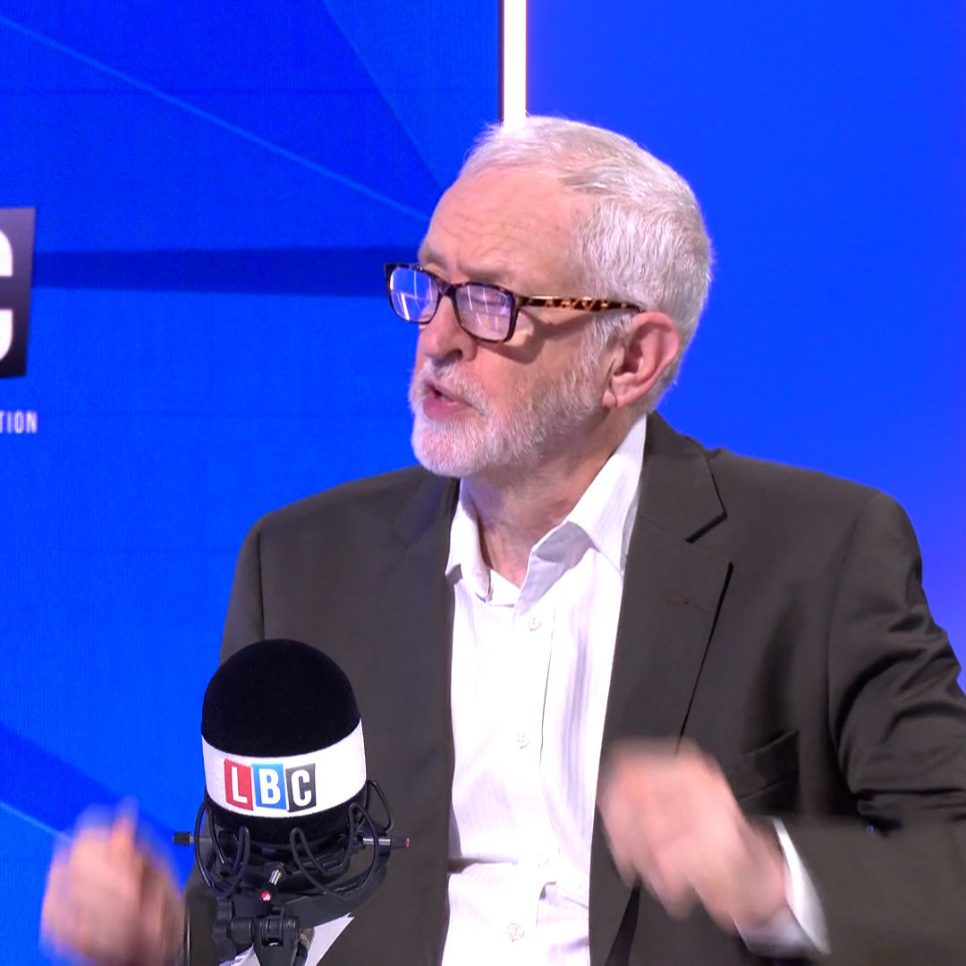'It's a disgraceful comment to make...' Jeremy Corbyn reacts to Starmer's comments on his Labour leadership, and reveals his parting message to the PM.