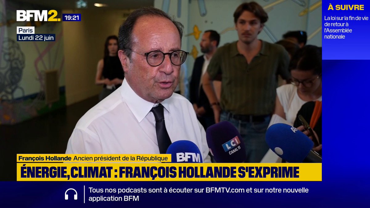 Présidentielle 2027: "C’est bien qu’il y ait un débat qui concerne la gauche de gouvernement", déclare François Hollande, ancien président de la République et député #BFM2