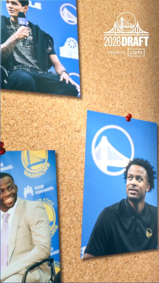 Every photo started with a Draft night. Another one gets pinned tomorrow 📌 Carta || #DubsDraft
