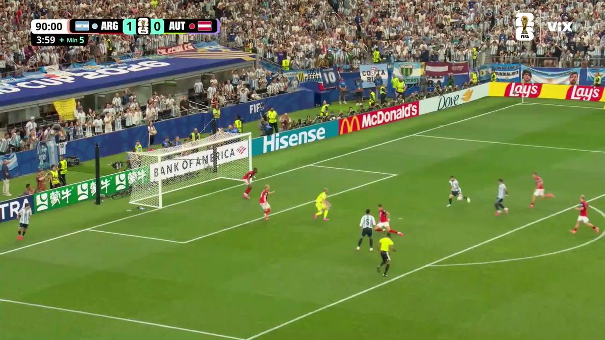 ¡GOOOOOL DE MESSI! ¡¡LLEGÓ EL 18!! ¡MESSI! ¡MESSI! 🇦🇷🐐 ¡El balón siempre al 10! ¡2-0 ante Austria! #ElMundialEsNuestro y la magia de la Copa Mundial de la FIFA 2026 se vive por Televisa y ViX 🇲🇽🏆 👉