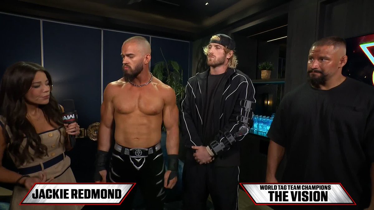 The Vision is CONFIDENT ahead of their World Tag Team Title defense against The Street Profits‼️