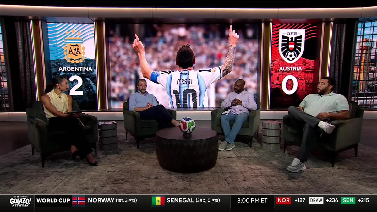 "That is football in its purest form." Nigel Reo-Coker, Mike Grella and Troy Deeney LOVE what they saw from Argentina in their 2-0 win vs. Austria 👏