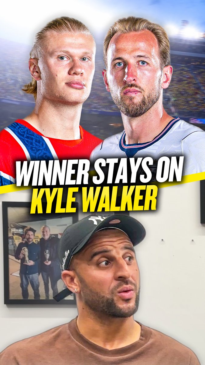 Winner Stays On with Kyle Walker! 🐐 #kylewalker #messi #ronaldo #mbappe #haaland